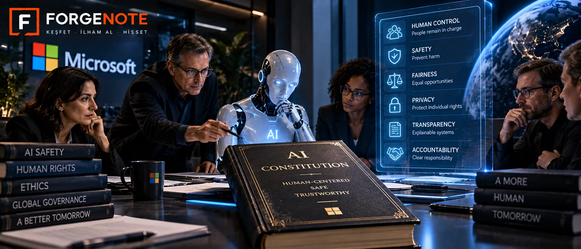 Microsoft Yapay Zekâya Bir “Anayasa” Yazıyor: Geleceğin Sistemleri İnsan Kontrolünden Çıkmamak İçin Hangi Sınırlarla Tasarlanacak?
