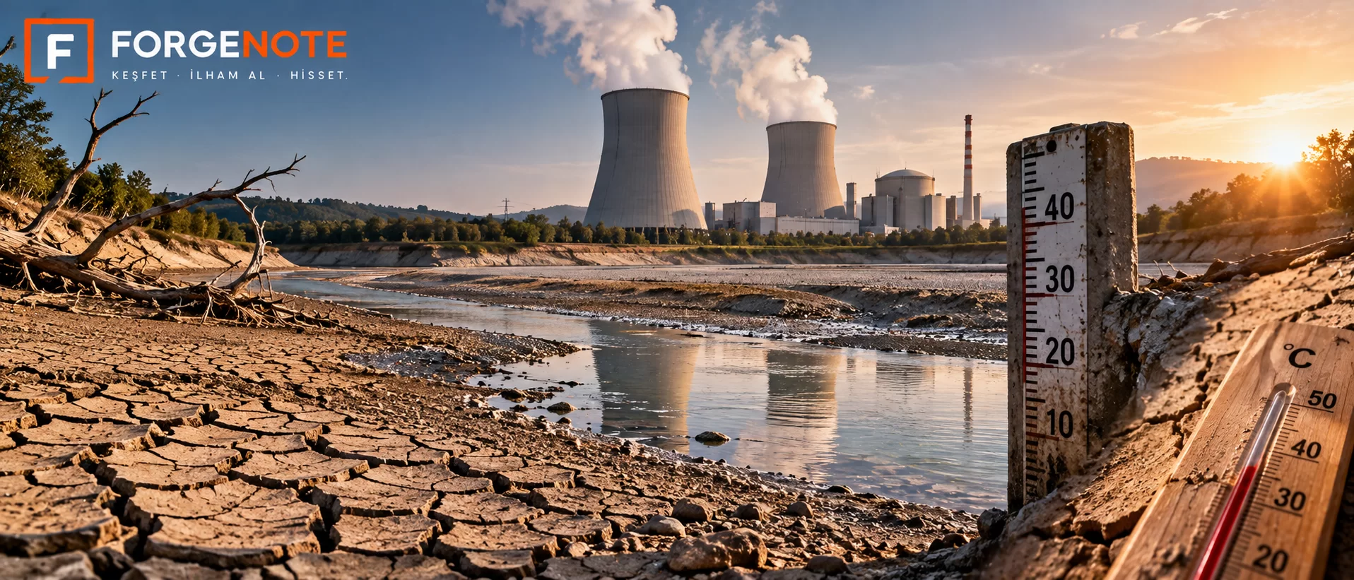 Nehirler Isınıp Çekildikçe Nükleer Santraller de Zorlanıyor: İklim Değişikliği Enerjinin Görünmeyen Bağımlılığını Ortaya Çıkarıyor